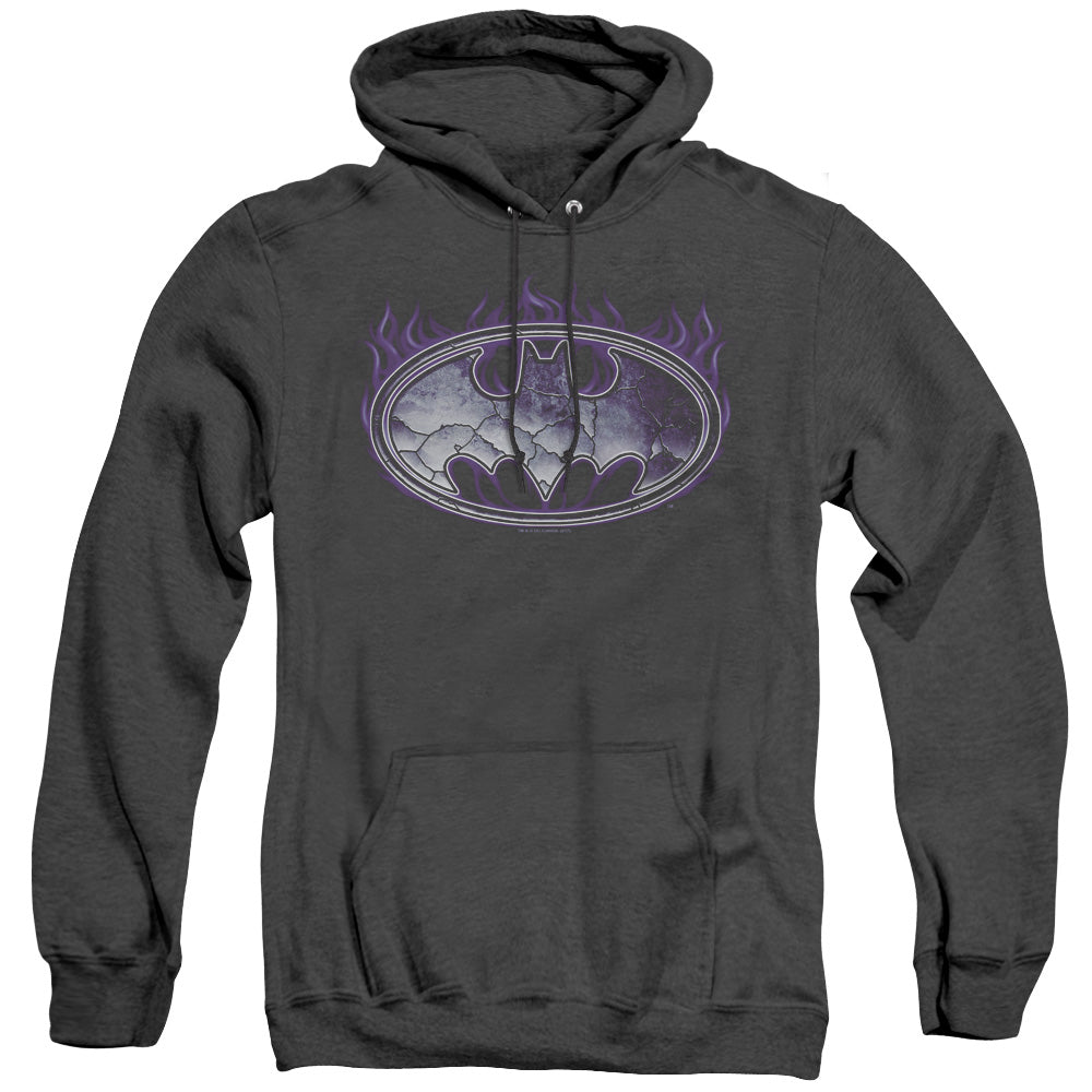 Batman Comics Cracked Shield Men's Pull-Over Hoodie