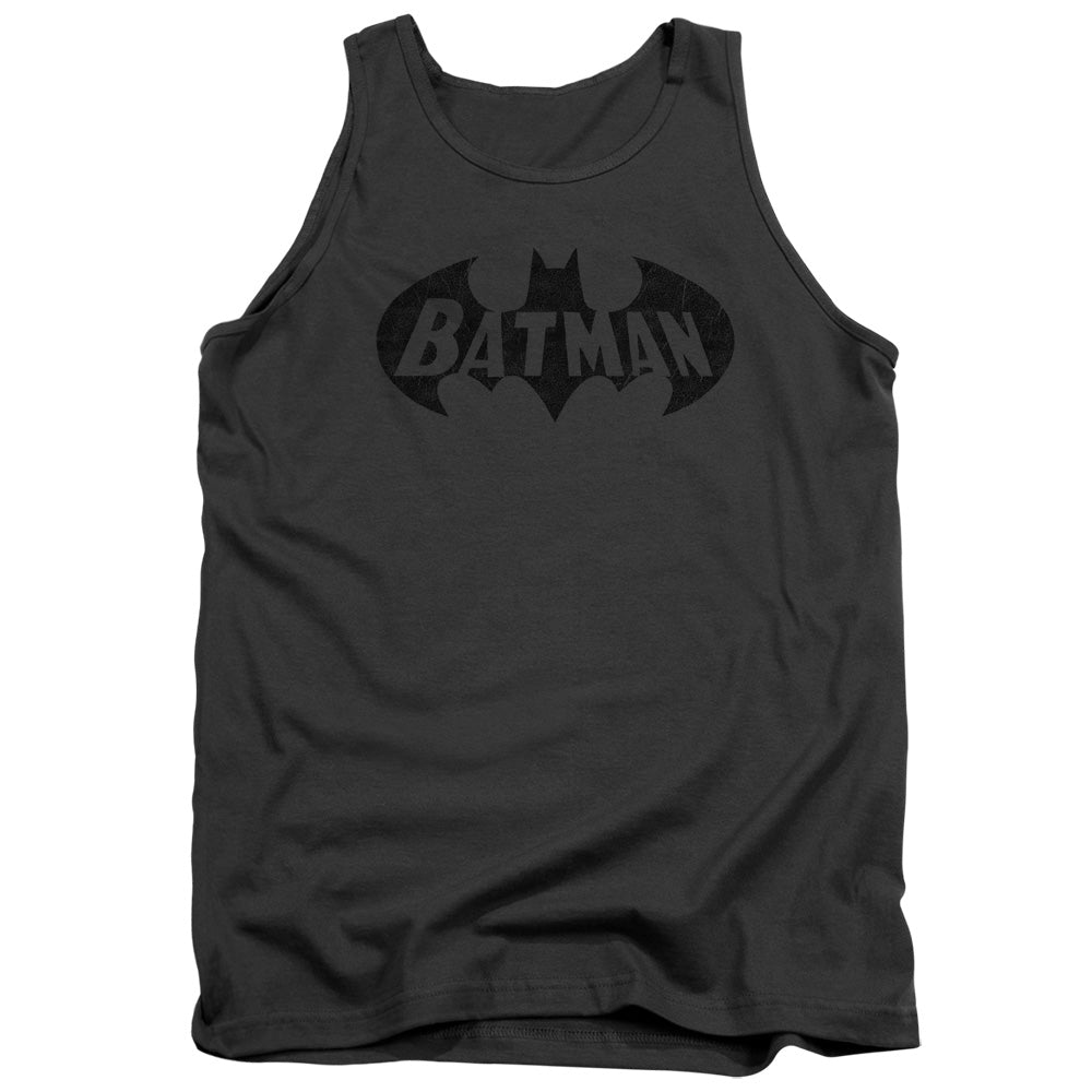 Batman Comics Crackle Bat Men's 18/1 Cotton Tank Top