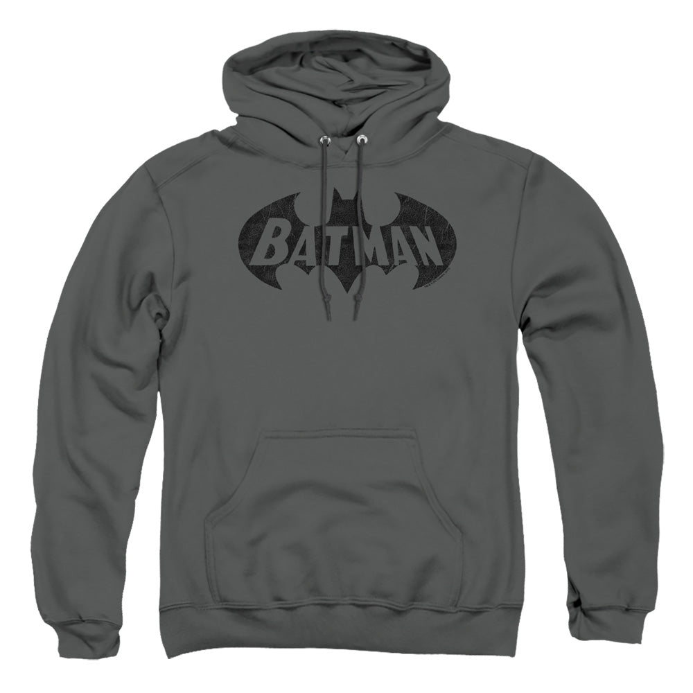 Batman Comics Crackle Bat Men's Pull-Over 75 25 Poly Hoodie