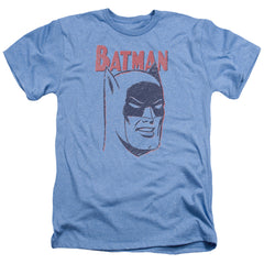 Batman Comics Crayon Man Men's 30/1 Heather 60 40 Poly Short-Sleeve T-Shirt