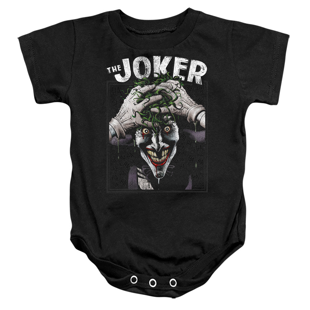 Batman Comics Crazed Joker Infant's Cotton SS Snapsuit