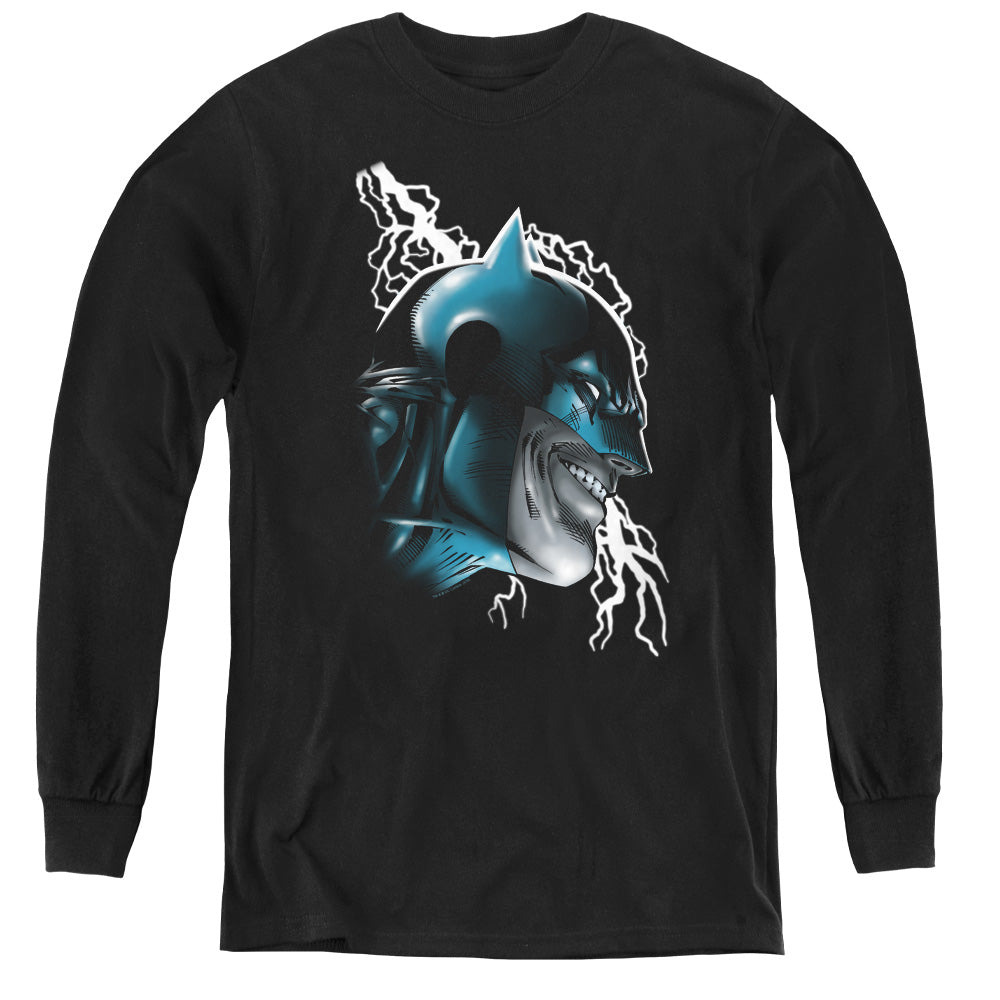 Batman Comics Crazy Grin Youth Long-Sleeve T-Shirt
