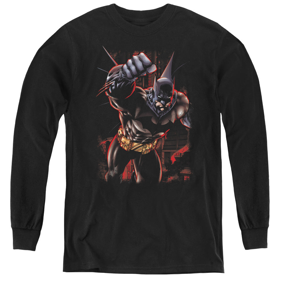 Batman Comics Crimson Knight Youth Long-Sleeve T-Shirt