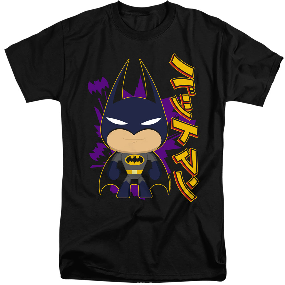 Batman Comics Cute Kanji Men's 18/1 Tall Cotton Short-Sleeve T-Shirt
