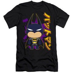 Batman Comics Cute Kanji Men's Ultra-Soft 30/1 Cotton Slim Short-Sleeve T-Shirt