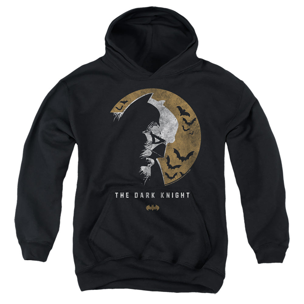 Batman Comics Dark Knight Moon Youth Cotton Poly Pull-Over Hoodie