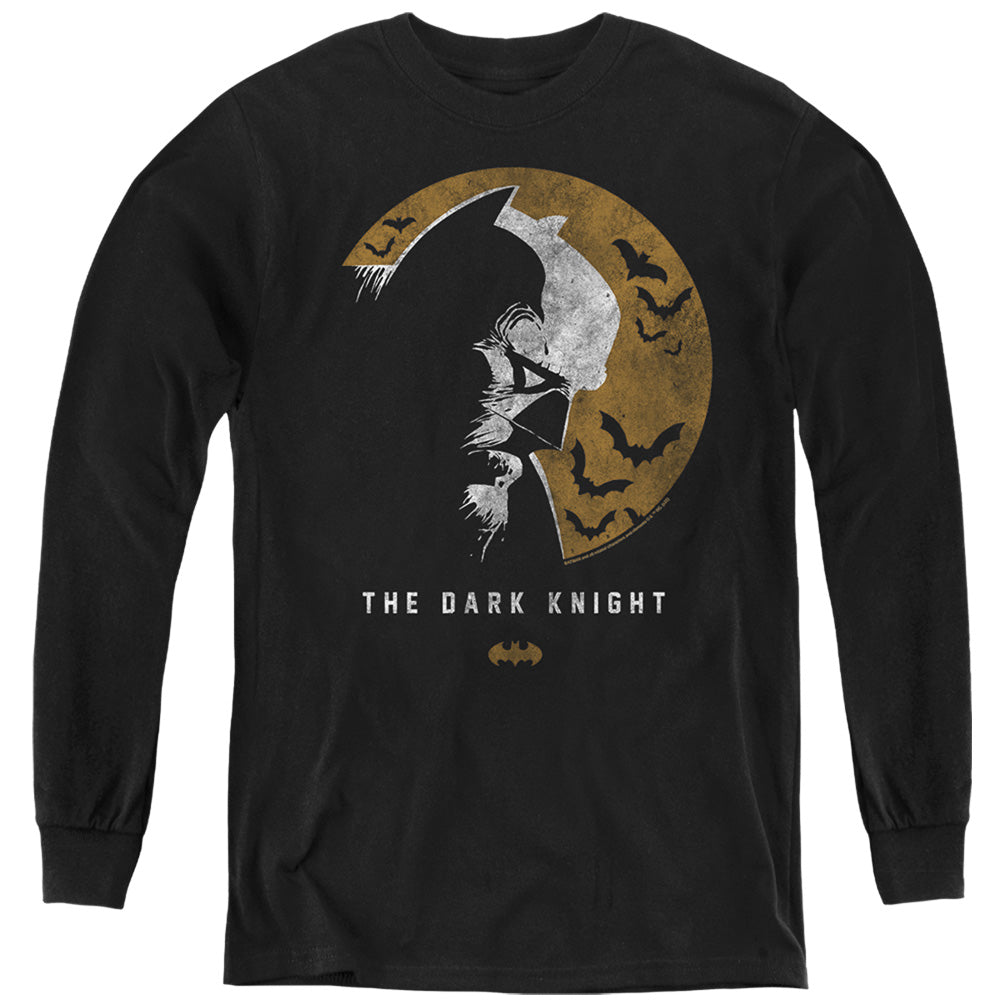 Batman Comics Dark Knight Moon Youth Long-Sleeve T-Shirt