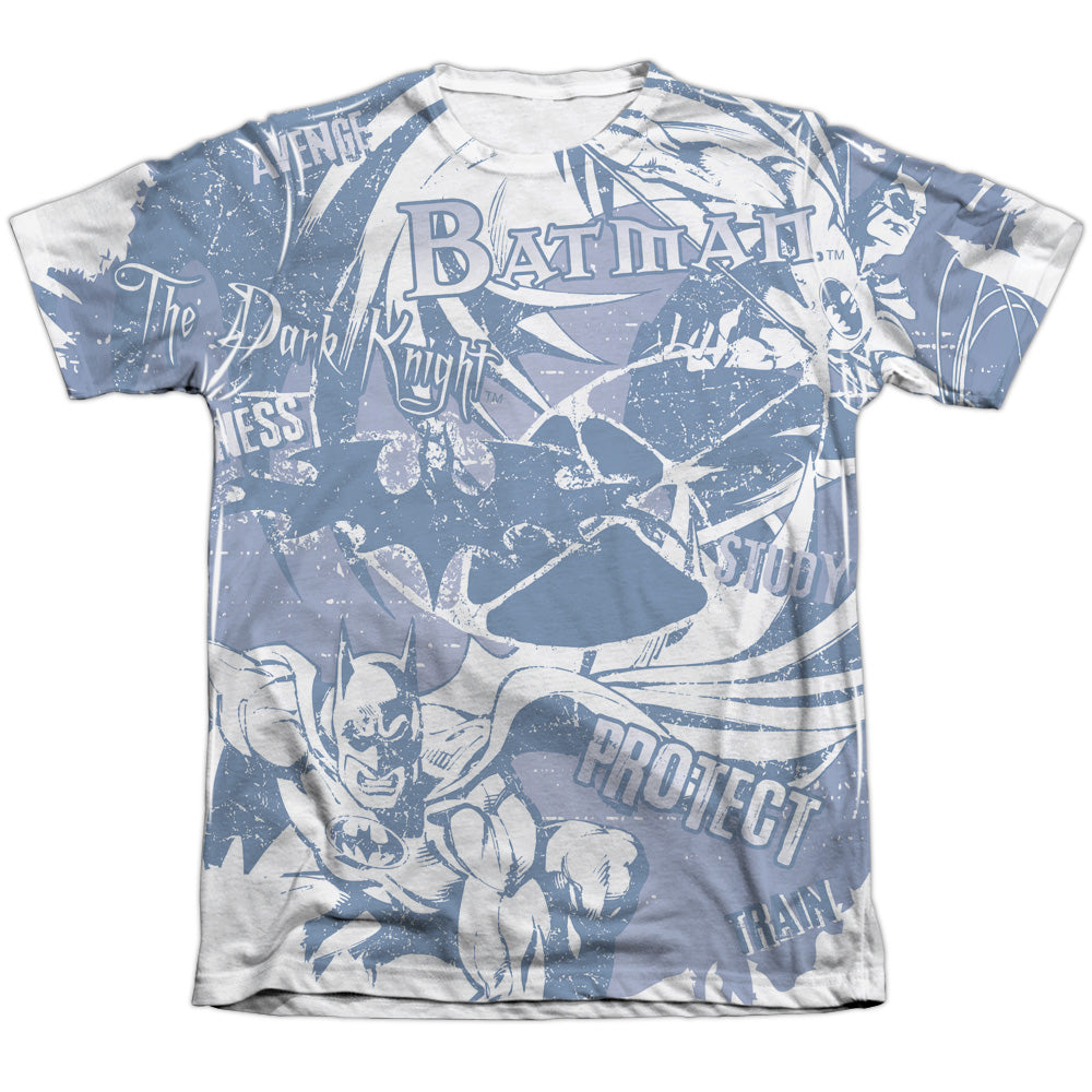 Batman Comics Dark Protector Men's Regular Fit Poly Cotton Short-Sleeve T-Shirt