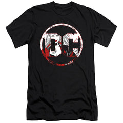 Batman Comics Dc Logo Harley Men's Ultra-Soft 30/1 Cotton Slim Short-Sleeve T-Shirt