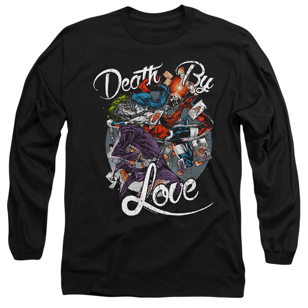 Batman Comics Death By Love Men's 18/1 Cotton Long-Sleeve T-Shirt
