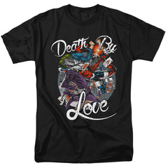Batman Comics Death By Love Men's 18/1 Cotton Short-Sleeve T-Shirt