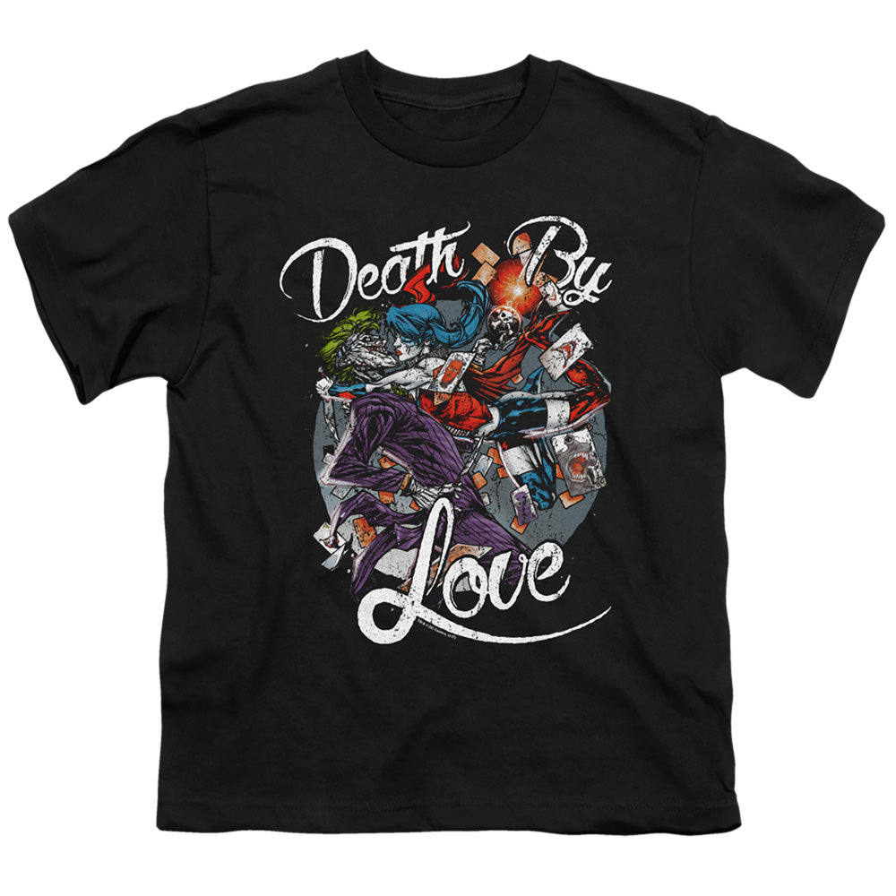 Batman Comics Death By Love Youth 18/1 100% Cotton Short-Sleeve T-Shirt