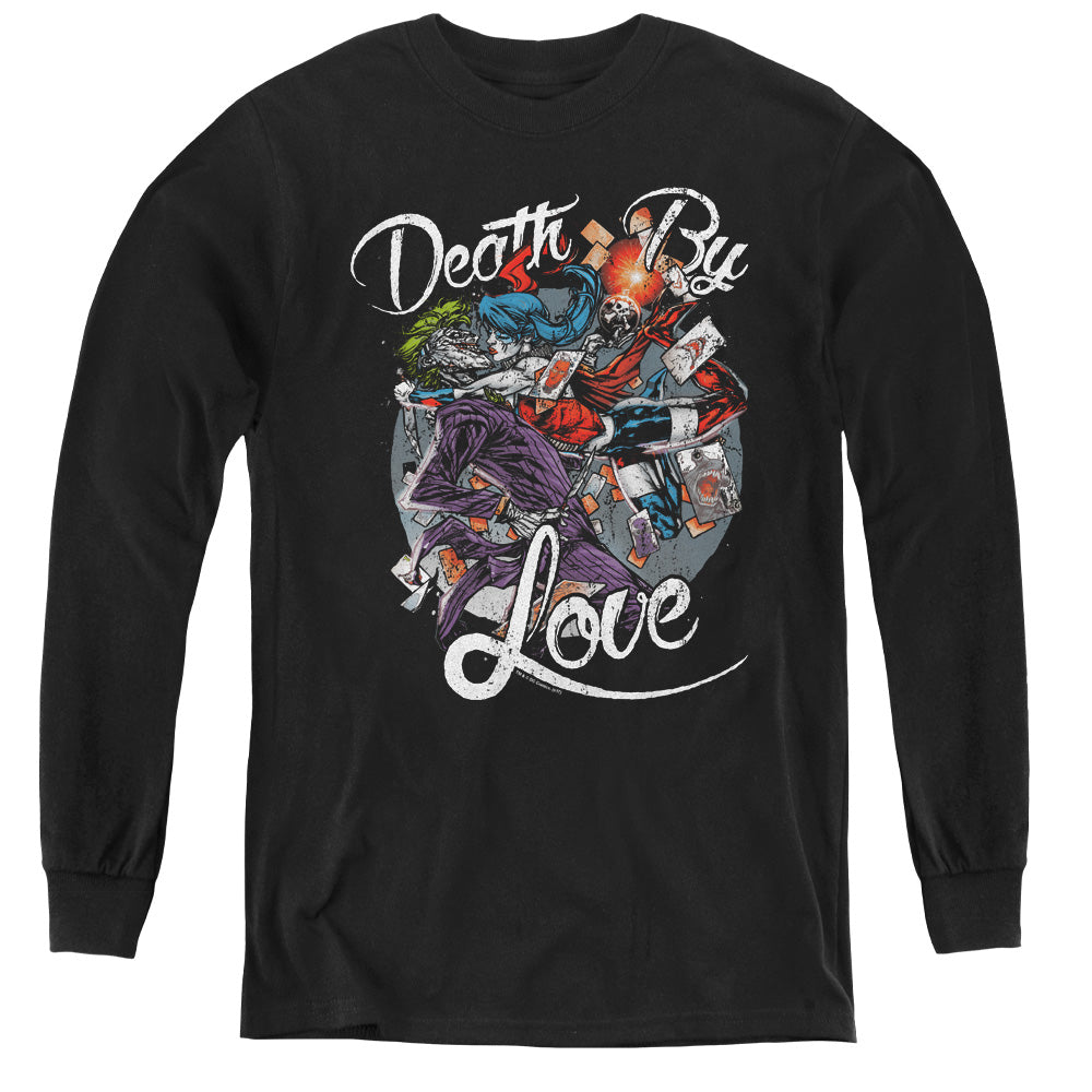Batman Comics Death By Love Youth Long-Sleeve T-Shirt