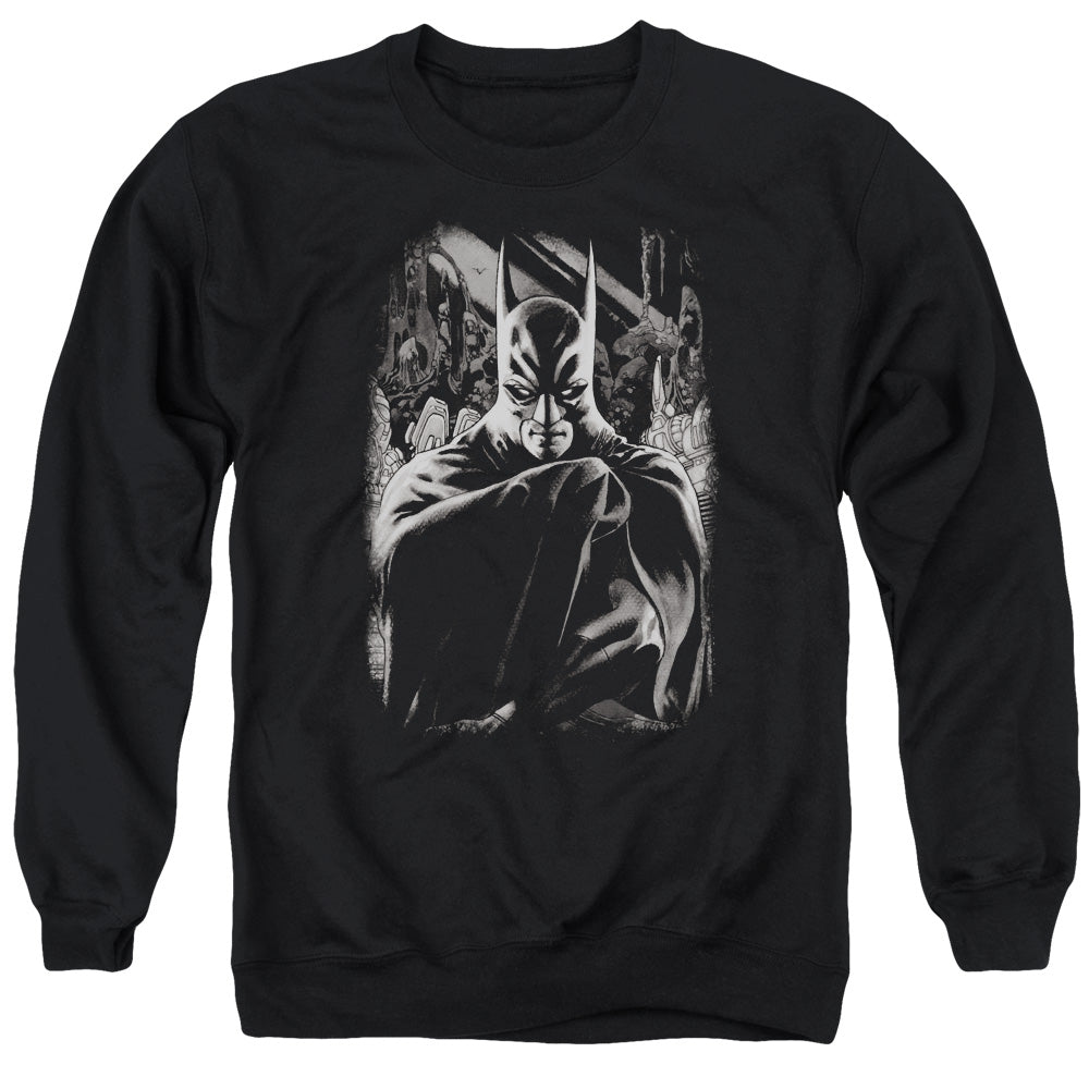 Batman Comics Detective 821 Cover Men's Crewneck 50 50 Poly Long-Sleeve T-Shirt