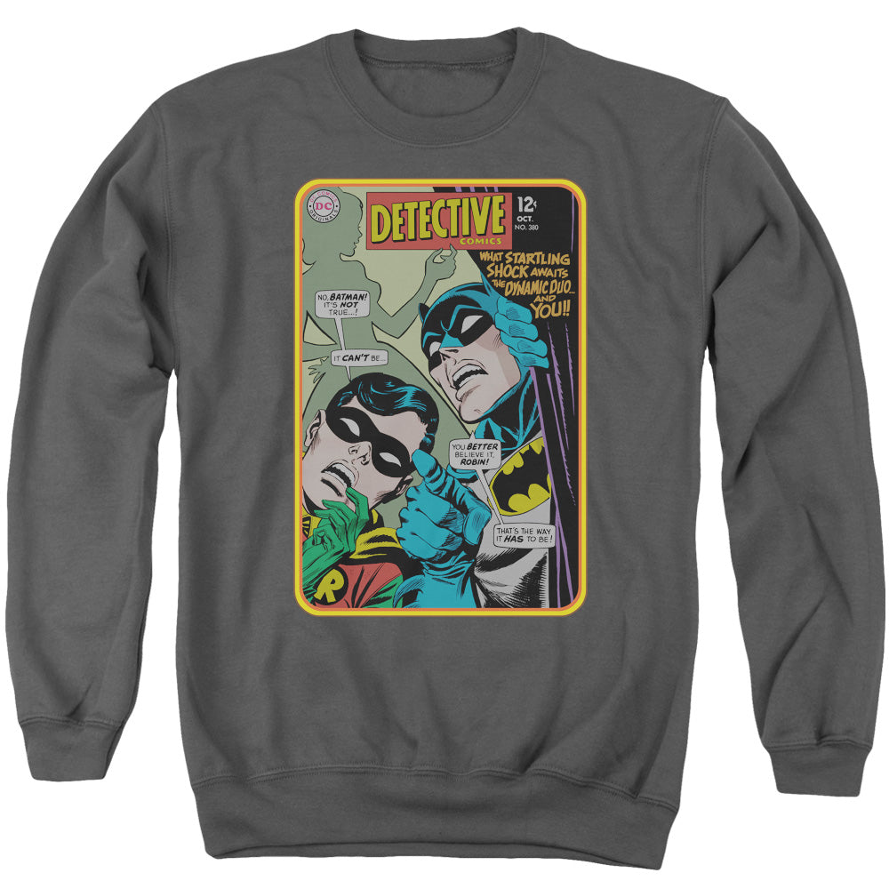 Batman Comics Detective #380 Men's Crewneck 50 50 Poly Long-Sleeve T-Shirt