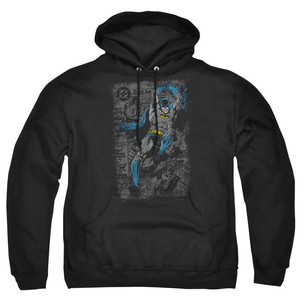 Batman Comics Detective #487 Distress Men's Pull-Over 75 25 Poly Hoodie
