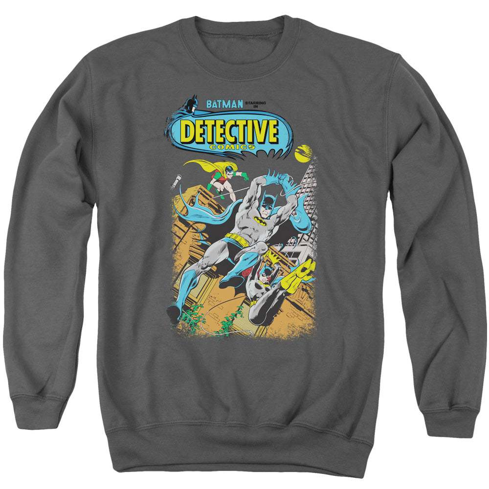 Batman Comics Detective #487 Men's Crewneck 50 50 Poly Long-Sleeve T-Shirt