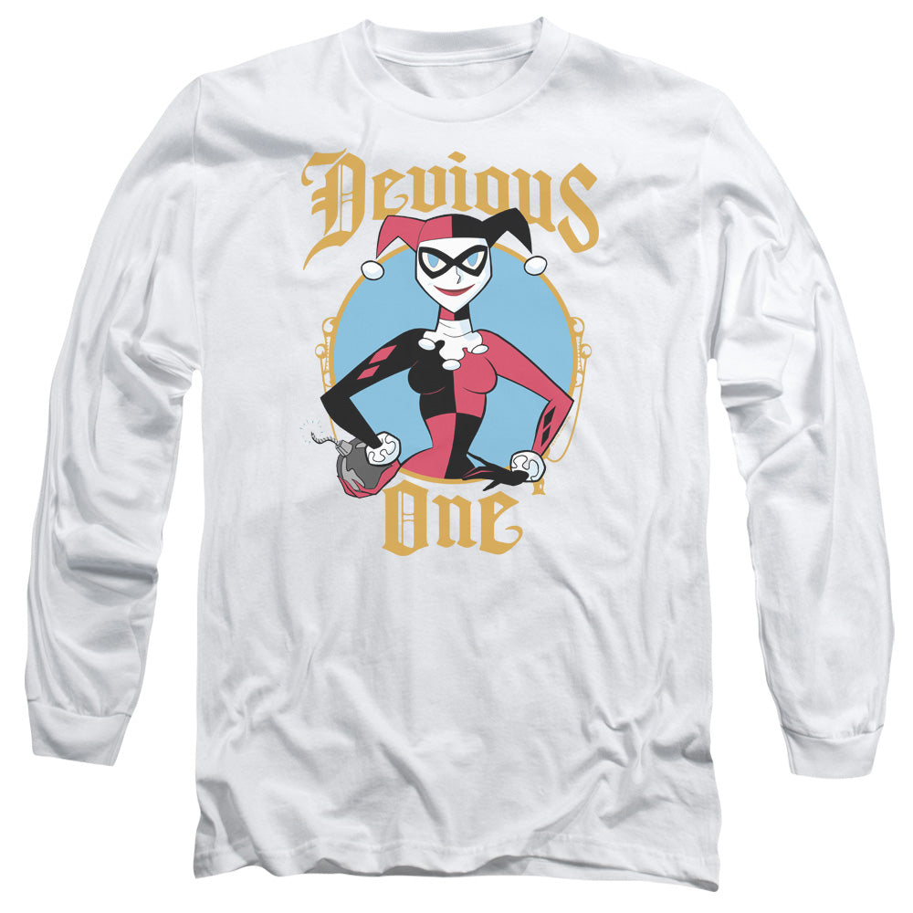Batman Comics Devious One Men's 18/1 Cotton Long-Sleeve T-Shirt