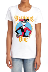 Batman Comics Devious One Women's 18/1 Cotton Short-Sleeve T-Shirt