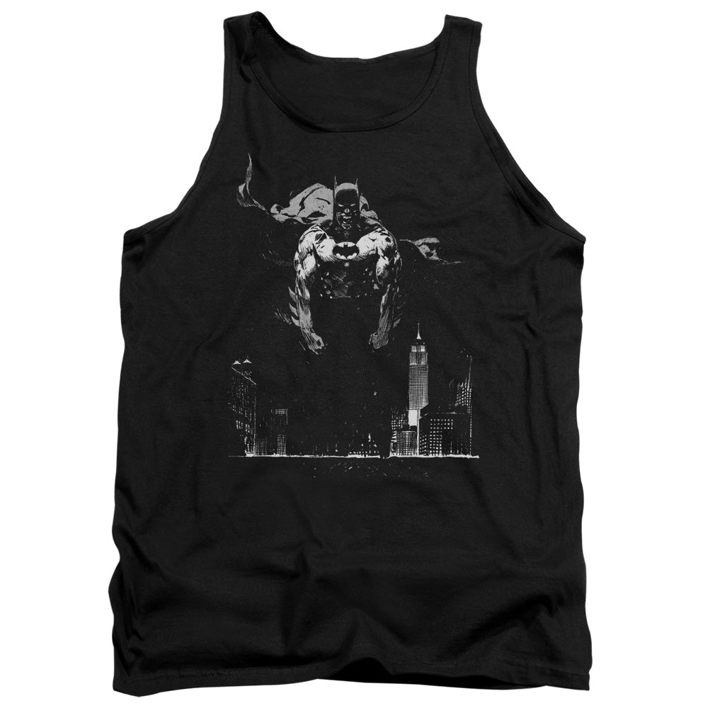 Batman Comics Dirty City Men's 18/1 Cotton Tank Top