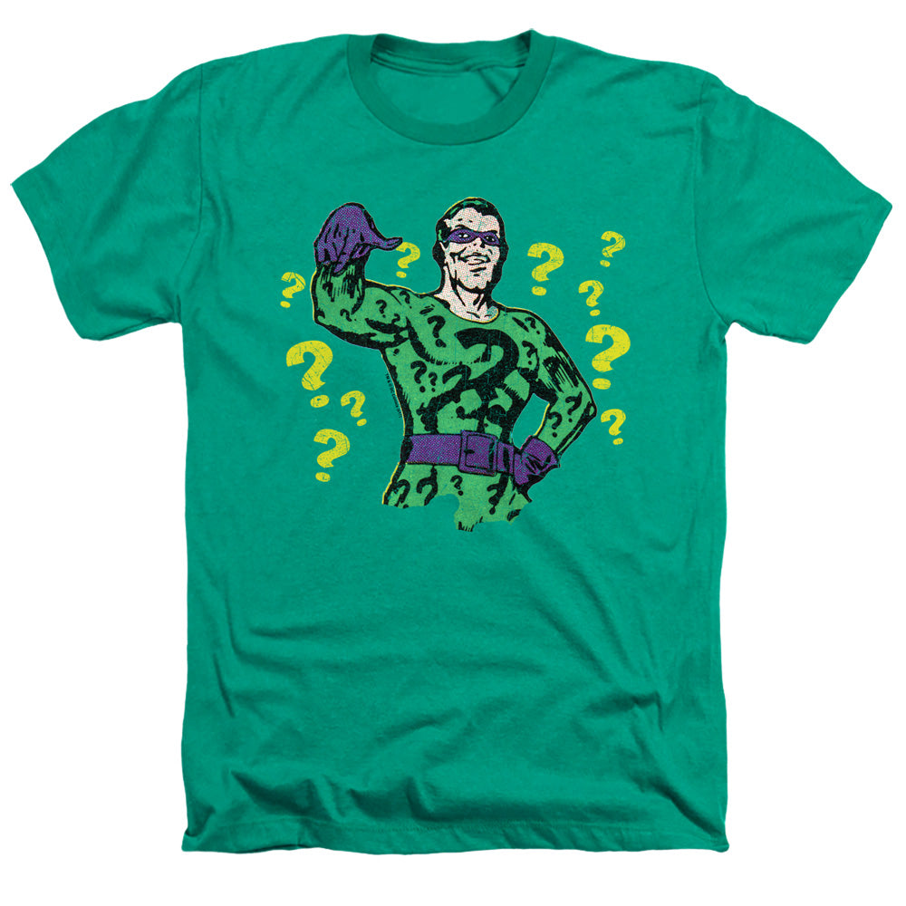 Batman Comics Diseased Criminal Men's 30/1 Heather 60 40 Poly Short-Sleeve T-Shirt