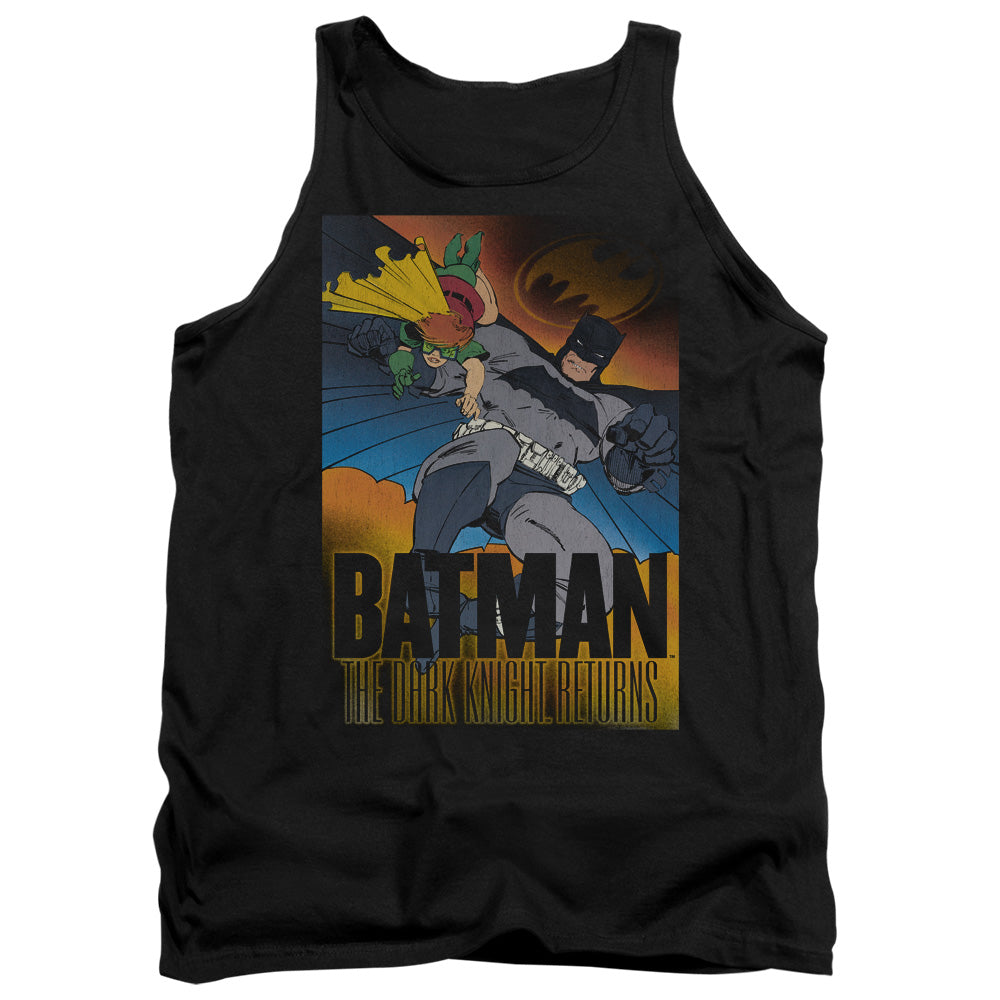 Batman Comics Dk Returns Men's 18/1 Cotton Tank Top