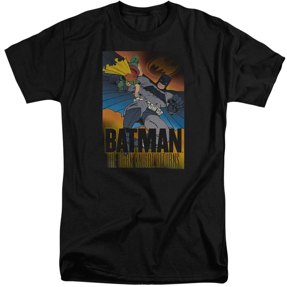 Batman Comics Dk Returns Men's 18/1 Tall Cotton Short-Sleeve T-Shirt