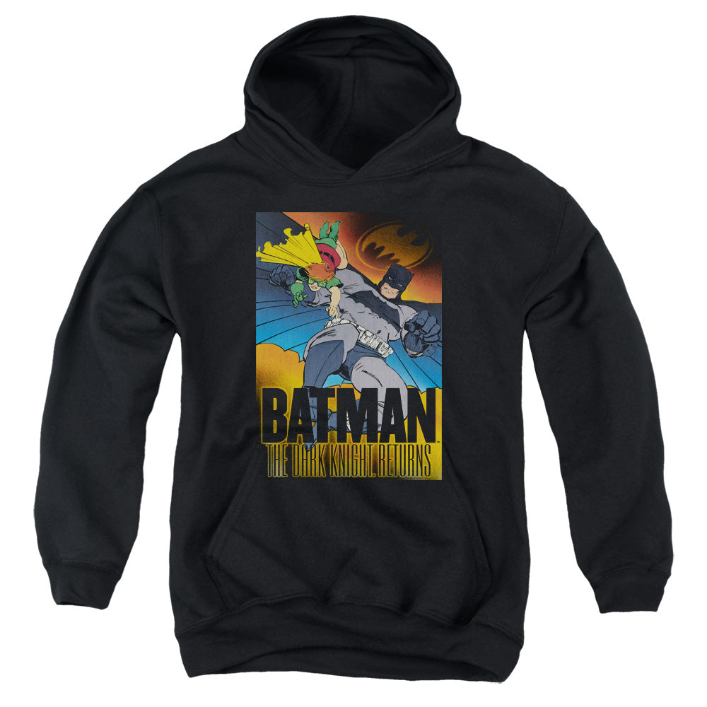 Batman Comics Dk Returns Youth Cotton Poly Pull-Over Hoodie