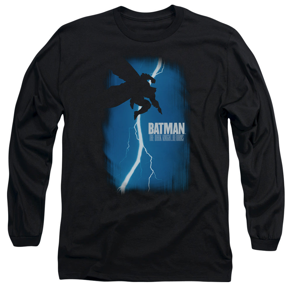 Batman Comics Dkr Cover Men's 18/1 Cotton Long-Sleeve T-Shirt