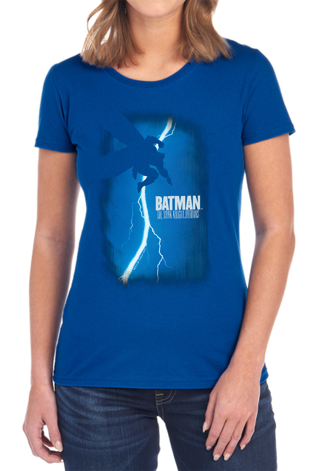 Batman Comics Dkr Cover Women's 18/1 Cotton Short-Sleeve T-Shirt