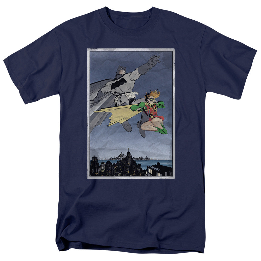 Batman Comics Dkr Duo Men's 18/1 Cotton Short-Sleeve T-Shirt