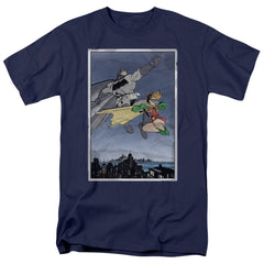Batman Comics Dkr Duo Men's 18/1 Cotton Short-Sleeve T-Shirt