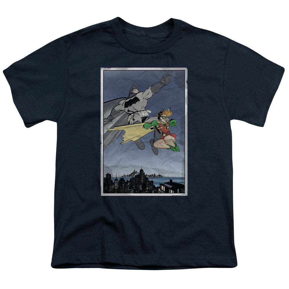 Batman Comics Dkr Duo Youth 18/1 100% Cotton Short-Sleeve T-Shirt