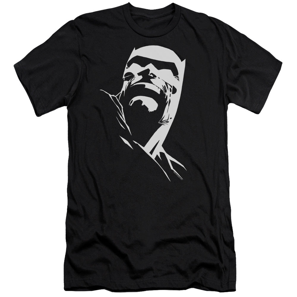 Batman Comics Dkr Head Men's Ultra-Soft 30/1 Cotton Slim Short-Sleeve T-Shirt