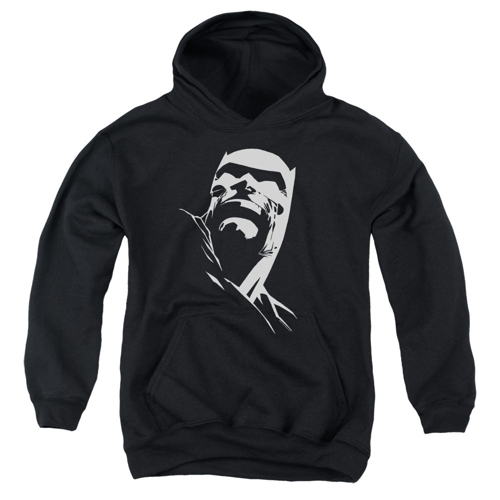 Batman Comics Dkr Head Youth Cotton Poly Pull-Over Hoodie