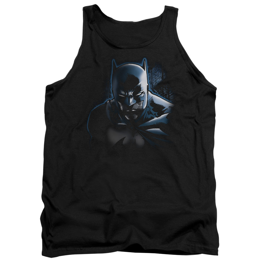 Batman Comics Dont Mess With The Bat Men's 18/1 Cotton Tank Top