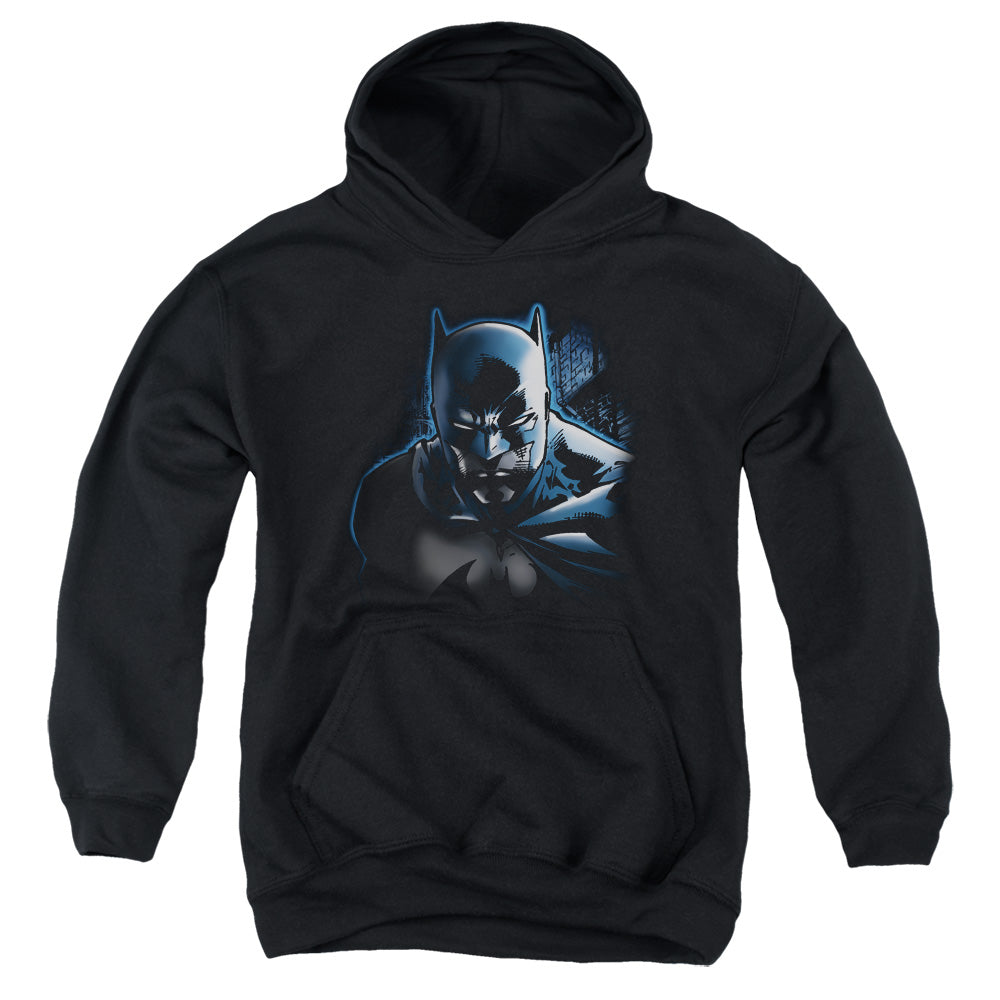 Batman Comics Dont Mess With The Bat Youth Cotton Poly Pull-Over Hoodie