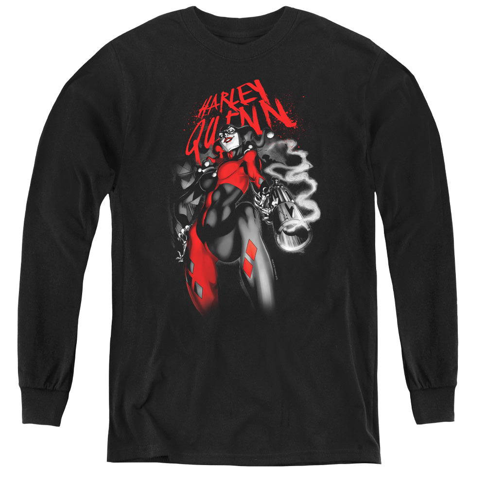 Batman Comics Down The Barrel Youth Long-Sleeve T-Shirt