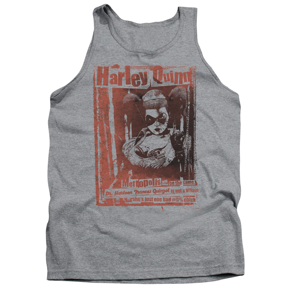 Batman Comics  Dr Quinn Men's 18/1 Cotton Tank Top