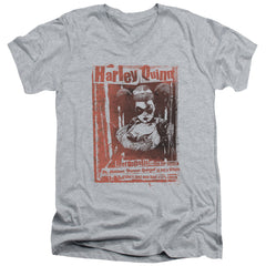 Batman Comics  Dr Quinn Men's 30/1 Cotton Slim V-Neck T-Shirt