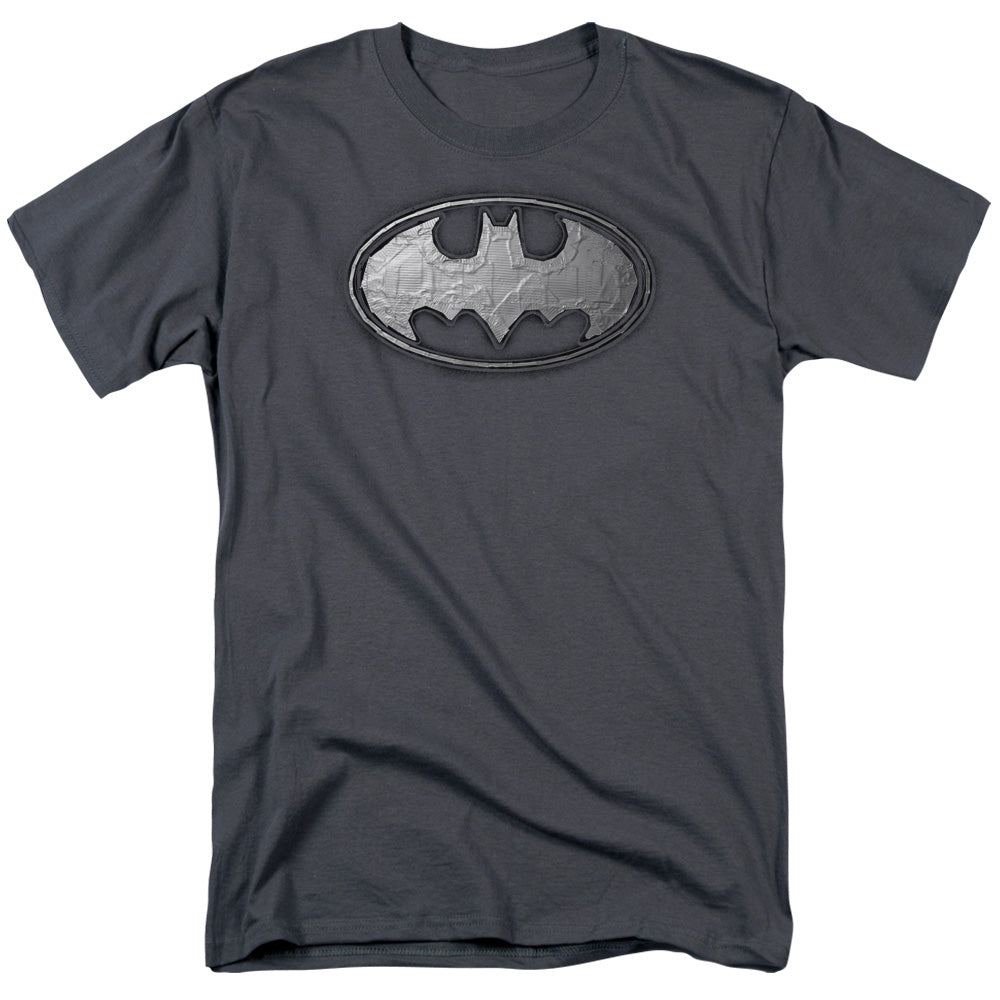 Batman Comics Duct Tape Logo Men's 18/1 Cotton Short-Sleeve T-Shirt
