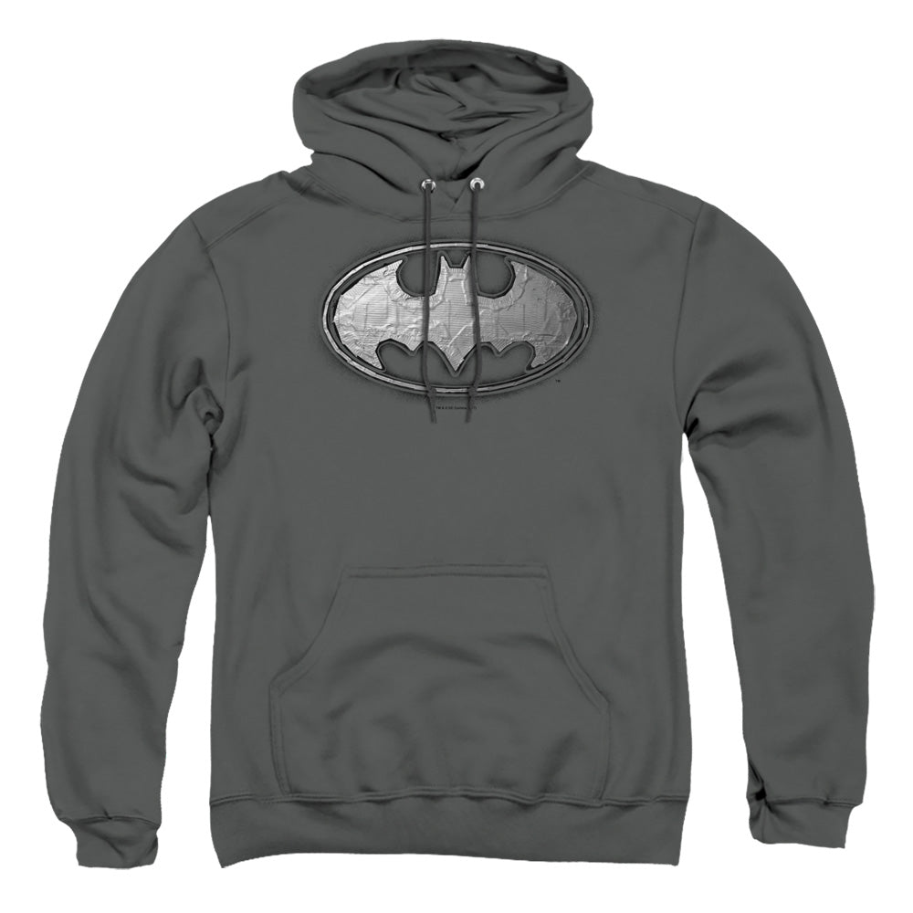 Batman Comics Duct Tape Logo Men's Pull-Over 75 25 Poly Hoodie