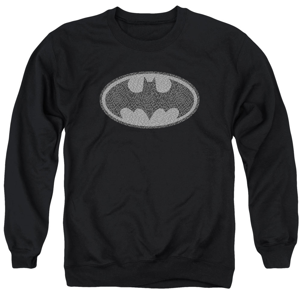 Batman Comics Elephant Signal Men's Crewneck 50 50 Poly Long-Sleeve T-Shirt