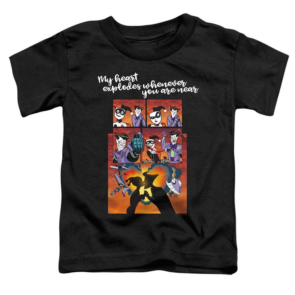 Batman Comics Explode Toddler 18/1 Cotton Short-Sleeve T-Shirt