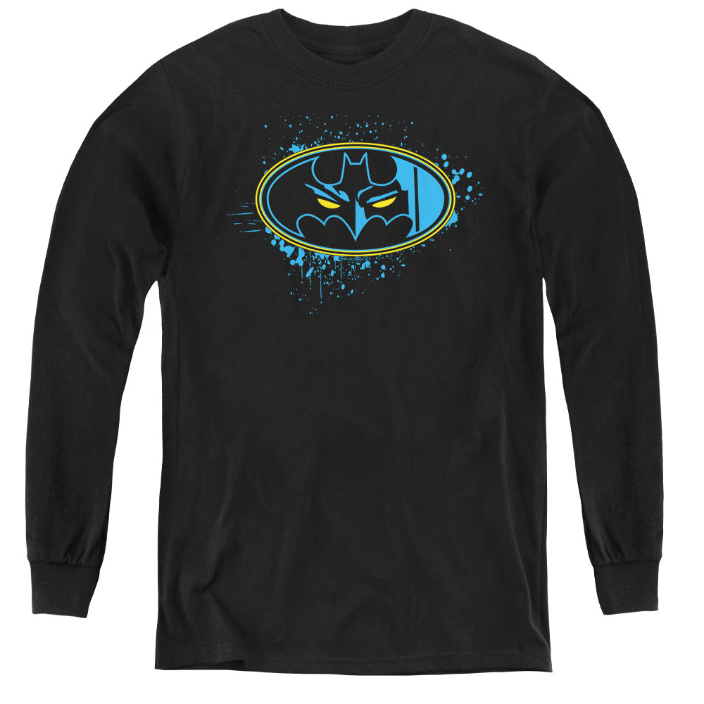 Batman Comics Eyes In The Darkness Youth Long-Sleeve T-Shirt