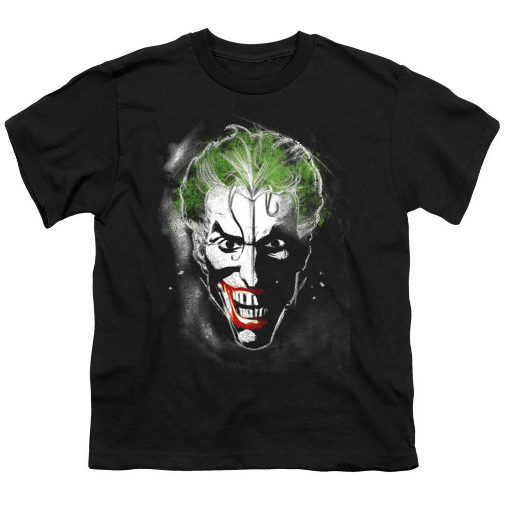 Batman Comics Face Of Madness Youth 18/1 100% Cotton Short-Sleeve T-Shirt