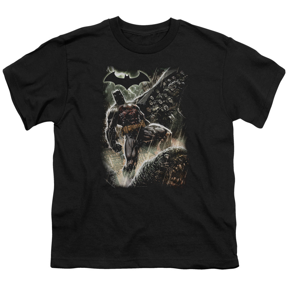 Batman Comics Family Youth 18/1 100% Cotton Short-Sleeve T-Shirt