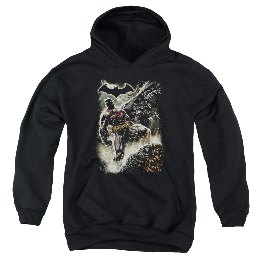 Batman Comics Family Youth Cotton Poly Pull-Over Hoodie