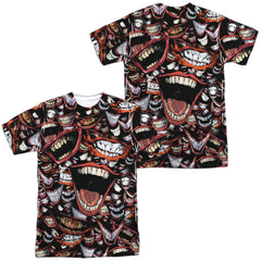 Batman Comics Famous Wretch Sub (Front/Back Print) Men's Regular Fit Polyester Short-Sleeve T-Shirt