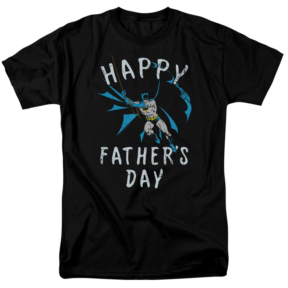 Batman Comics Fathers Day Men's 18/1 Cotton Short-Sleeve T-Shirt